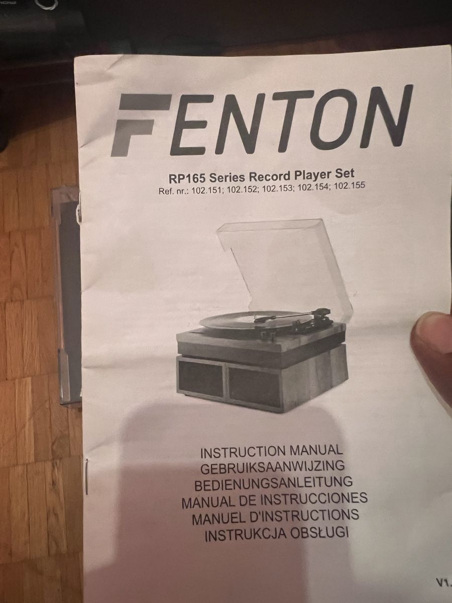 Lautsprecher: Fenton Plattenspieler Set mit Lautsprecher Boxen& Bluetooth – Gebraucht aus Rüti ZH von Mjohnny7 2
