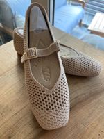 Sommer Ballerinas Beige, Grösse 37, Neu und ungetragen!