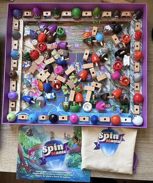 Giochi: Spin Mania Migros toupies collection – Nuovo (secondo la descrizione) da Martigny venduto da jcj_j2fb 1