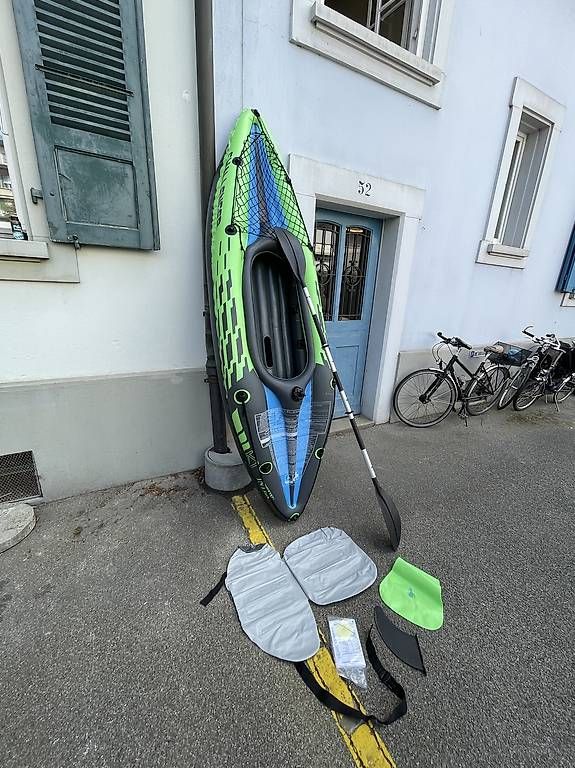 Barche: Intex Challenger K1 Aubblasbares Kajak – Usato da Obergerlafingen venduto da bas_b7v6 2