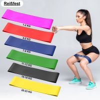 5er Set Fitness Sport Widerstandsband schlank Gummi Yoga