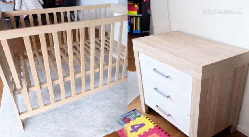 Wickeltisch & Zubehör: Wellemöbel Kinderzimmer-Set: Bett & Kommode, Ab 1 CHF!!! – Gebraucht aus Rudolfstetten von rudolfchris