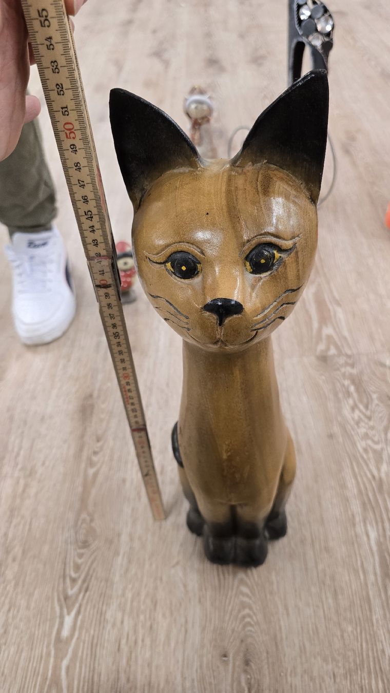 Tutte le decorazioni: Holzkatze Dekofigur – Usato da Tuggen venduto da Santasbag 1
