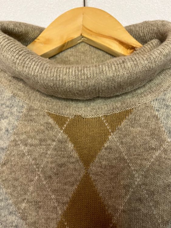80s Vintage Lacoste Roll Neck Navy L XL