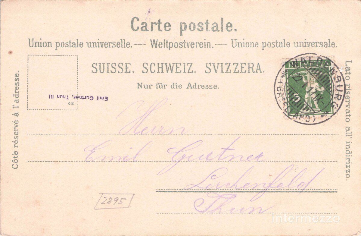 Cartoline postali: Waldenburg BL // 1905 Postkutsche Waldenburg - Langenbruck – Usato da Basel venduto da intermezzo12 1