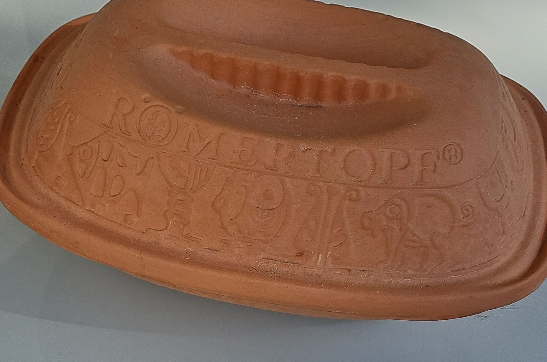 Pentole: Plat de cuisson Romertopf en terre cuite etat correct – Nuovo (secondo la descrizione) da Monthey venduto da Chez-Dani-81