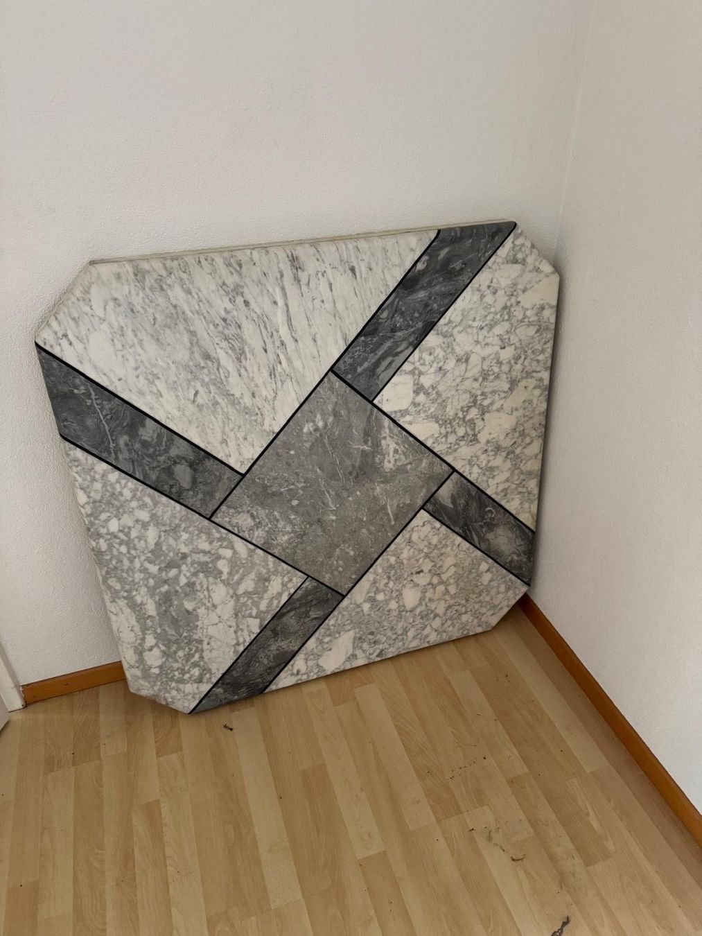 Tische: Marmortisch , Silber-Eule  & Kerzenständer als Trio – Gebraucht aus Walzenhausen von Jana013 3