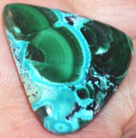 Cabochon L-1541 – Azurit Malachit – 27x28mm