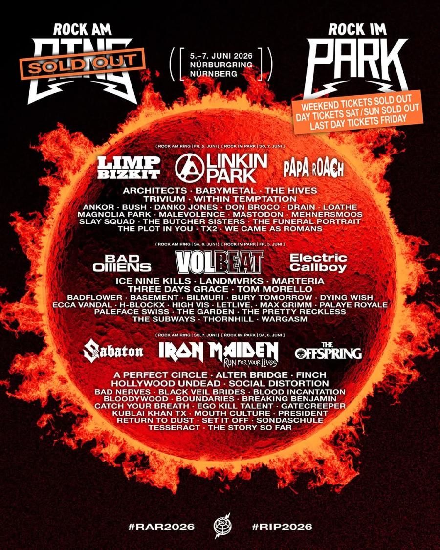 festival konzert tickets aus deutschland nürburgring nürburgring tickets 1x Ticket Rock am Ring 2026, Nürburgring (Neuf avec emballage d'origine