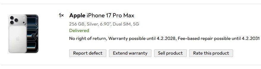 Apple Handys / Smartphones: Kaum benutztes iPhone  17 Pro Max 256GB – Neu (gemäss Beschreibung) aus Beckenried von landzel 4