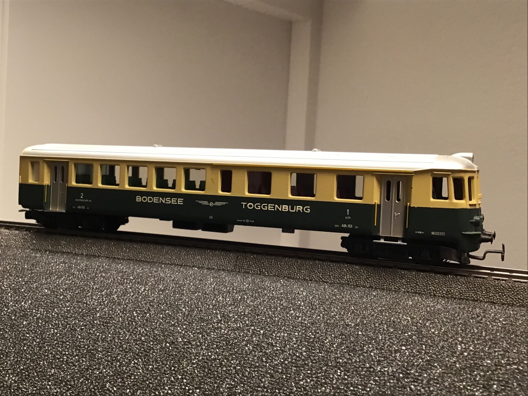 Hag Modellini di ferrovie: HAG 435 BT STEUERWAGEN WECHSELSTROM H0 – Usato da Männedorf venduto da Modelle-aller-Art