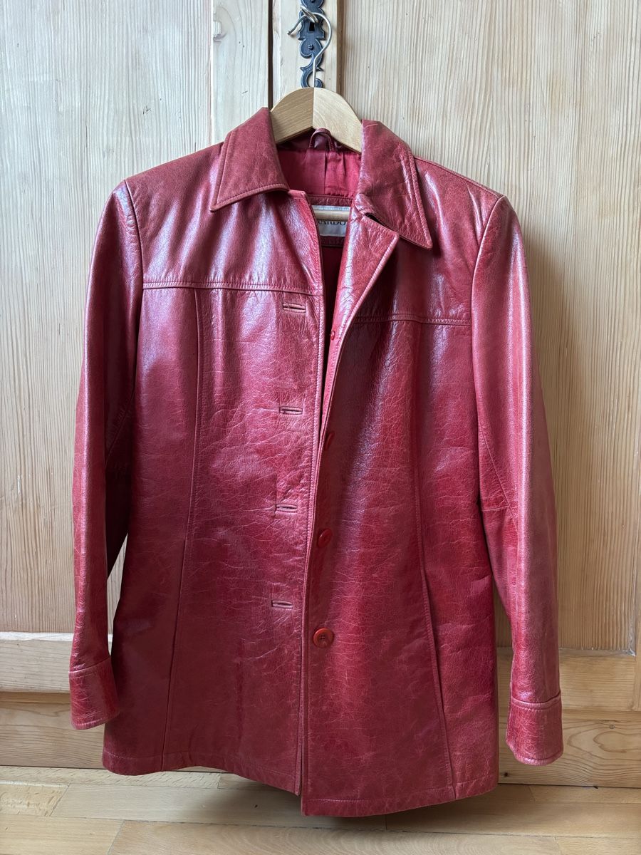 Vestes: Lederjacke rot – D'occasion à Bern par maj_8nhd