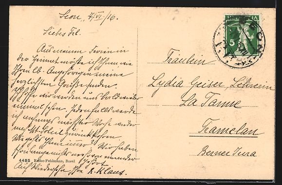 Cartoline postali: Seon, Totalansicht mit Fernblick aus der – Usato da Berlin venduto da bartko-reher 1