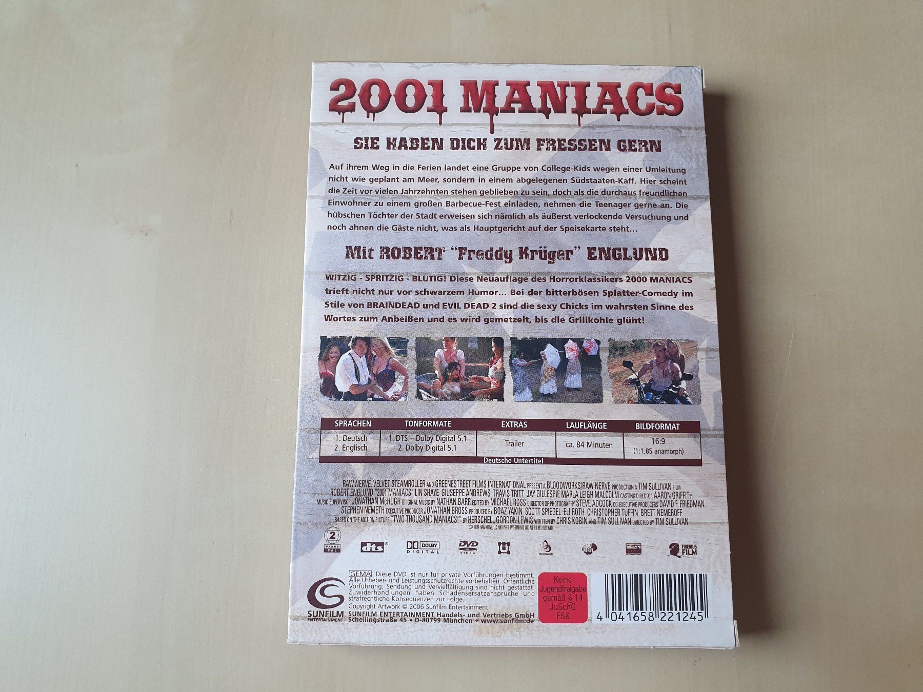 Tutti i DVDs: 2001 Maniacs – Usato da Stansstad venduto da collectorsshop 1