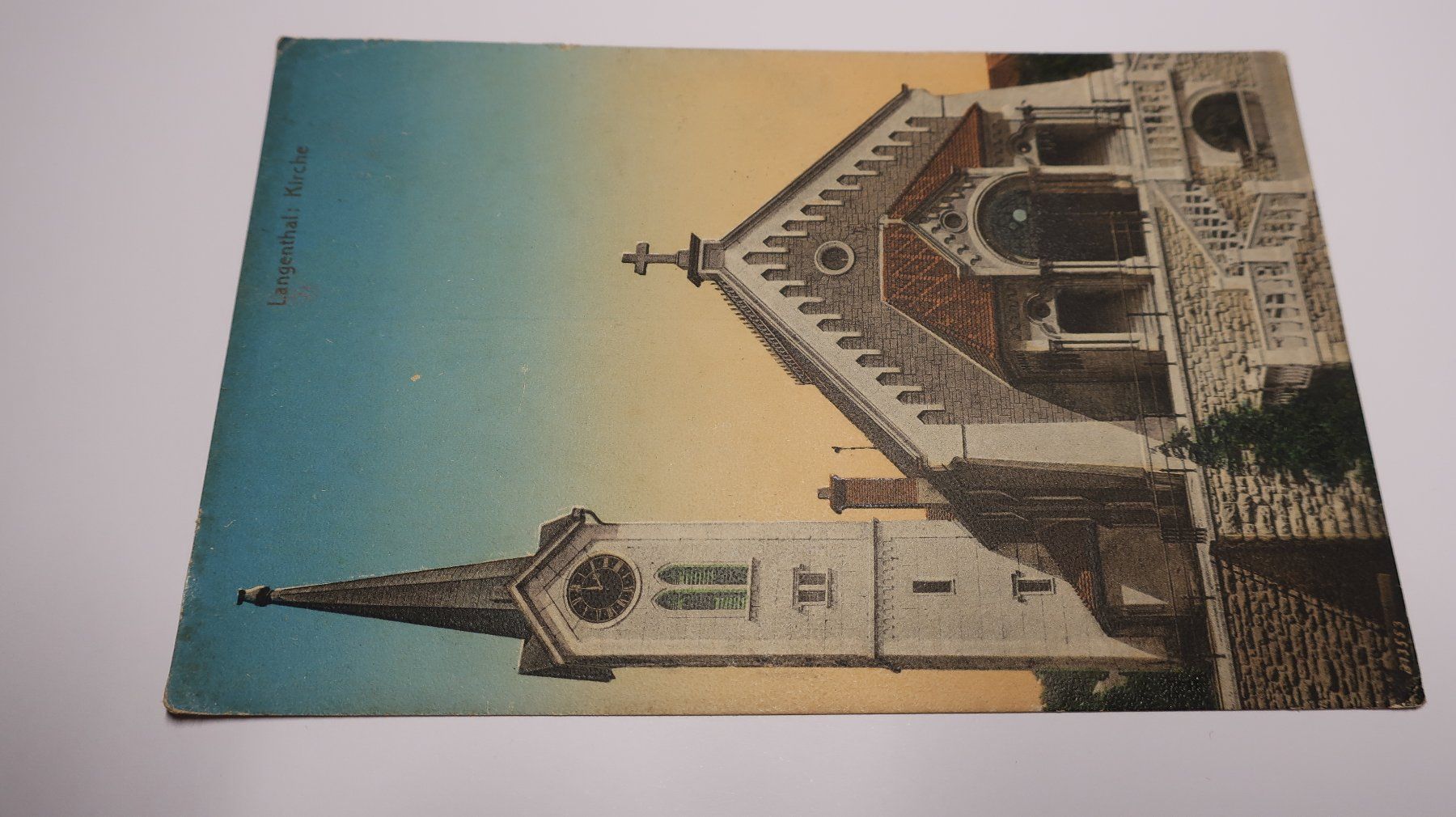 Cartes postales: Langenthal Kirche  1917 – D'occasion à Cormoret par Pascalll2001 1