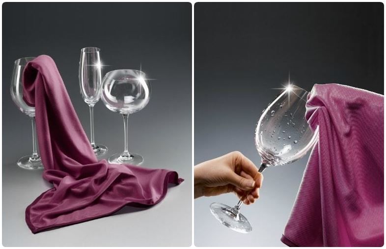 Elettrodomestici da cucina: FlipMex Weinglas- und Dekantertuch 50x70 – Nuovo e nell'imballaggio originale da Wettingen venduto da kochshop 2