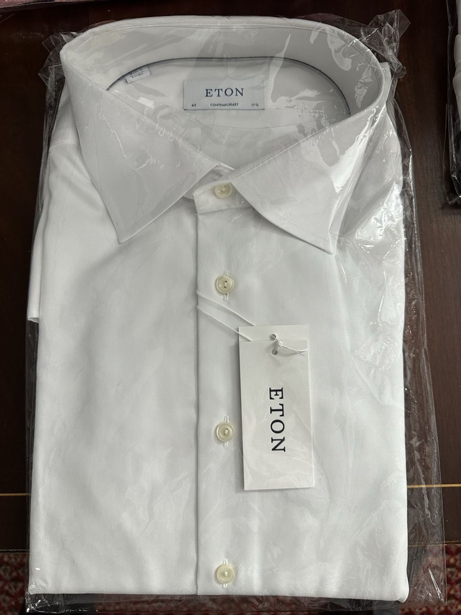Camicie: Eton Hemd Weiss Gr. 45/17¾  – Nuovo e nell'imballaggio originale da Küsnacht ZH venduto da Nano_zh