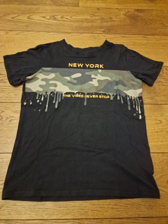 Shirt schwarz new york, Gr. 158-164