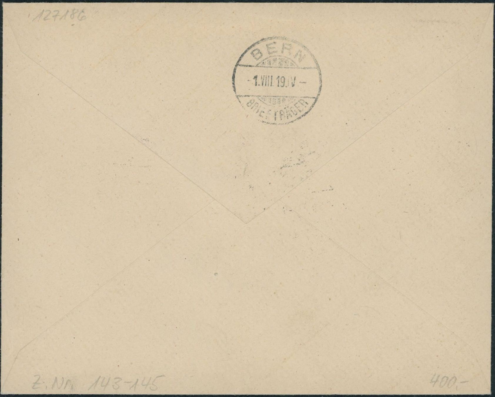 Tous les timbres: 1919 - Friedensmarken - FDC ET – D'occasion à Schindellegi par leecollect 1