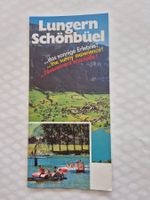 Prospekt Lungern Schönbüel mit Wanderkarte