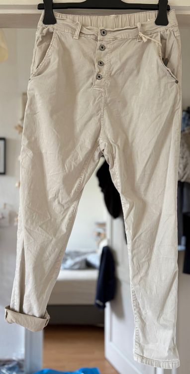 Pantalon Talia Benson Bordeaux En Coton - Taille Unique - Femme - NEUF