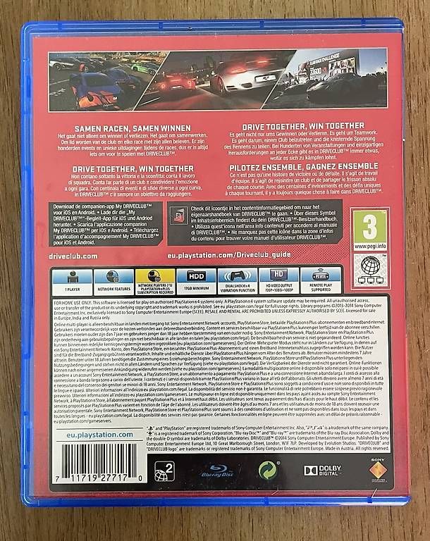 Giochi: Driveclub PS4 – Usato da Steffisburg venduto da LW26 1