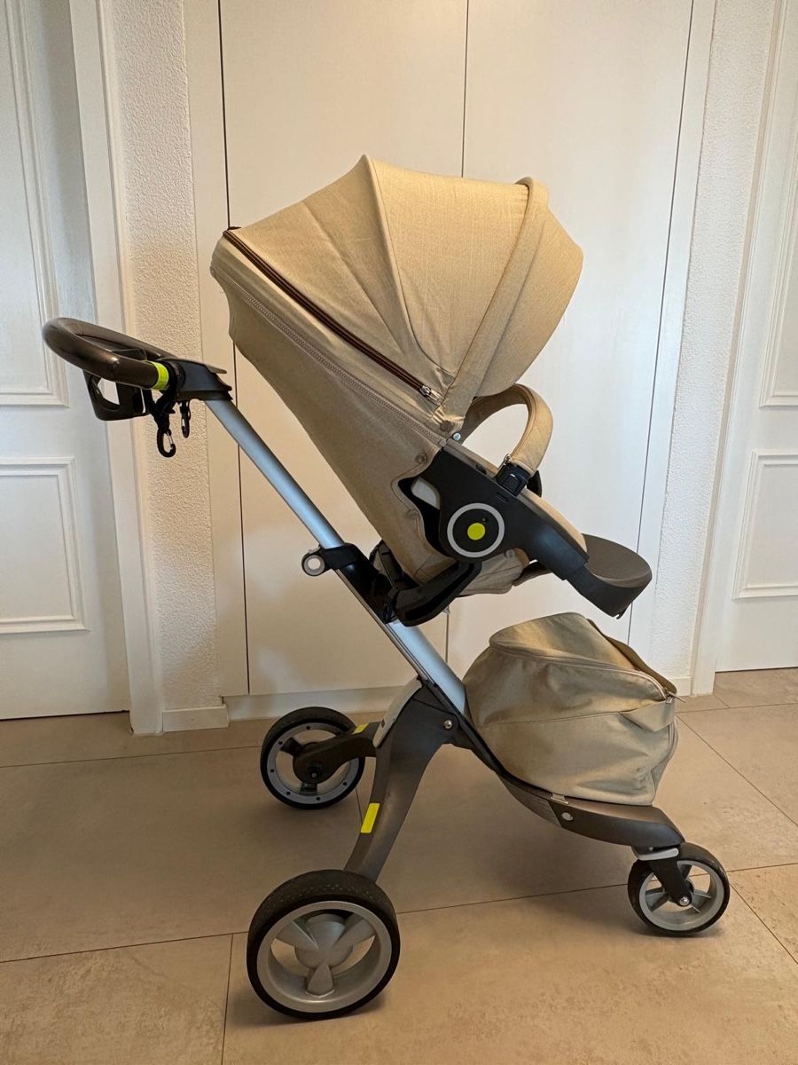 Stokke Kinderwagen: Stokke Kinderwagen beige inkl. Winterset – Gebraucht aus Altendorf von Marsa11 2