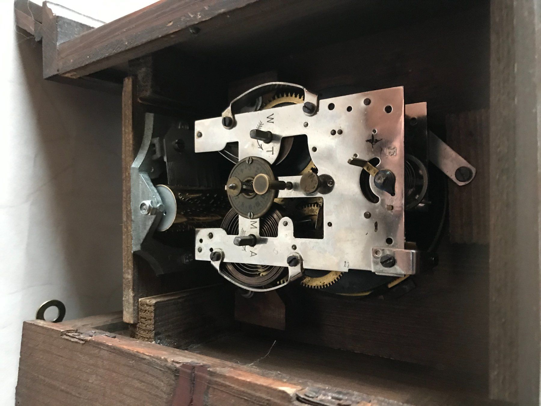 Stand- & Wanduhren: Wand Uhr Holz antik unrestauriert – Gebraucht aus Wölflinswil von 1907moritz 3