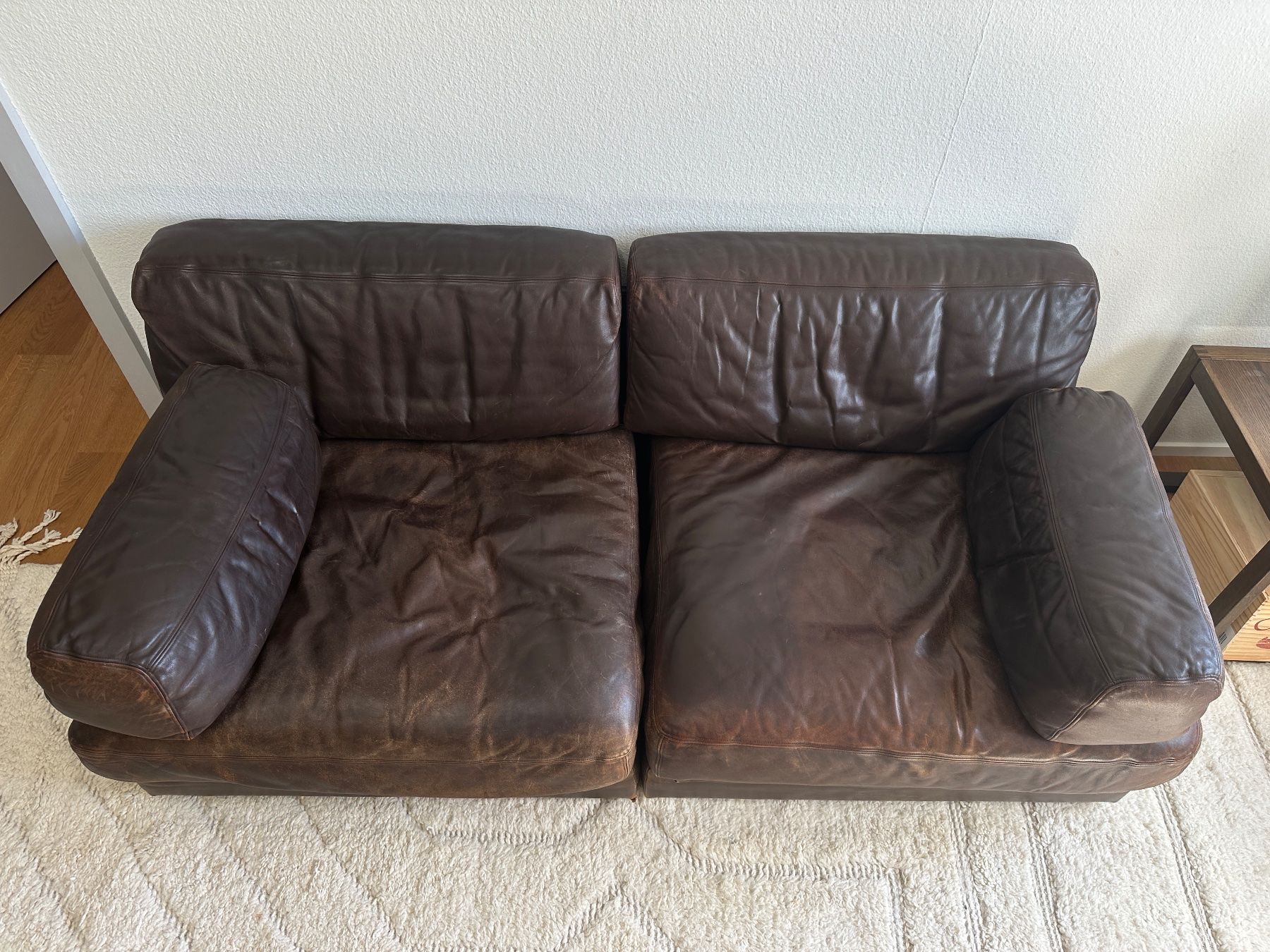 De Sede Divani: De Sede DS76 Design Leather Sofa/ Schlafsofa + Pflegeset – Usato da Zürich venduto da juwiel