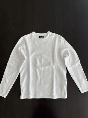 Maglione uomo Zara Man bianco a coste taglia M usato