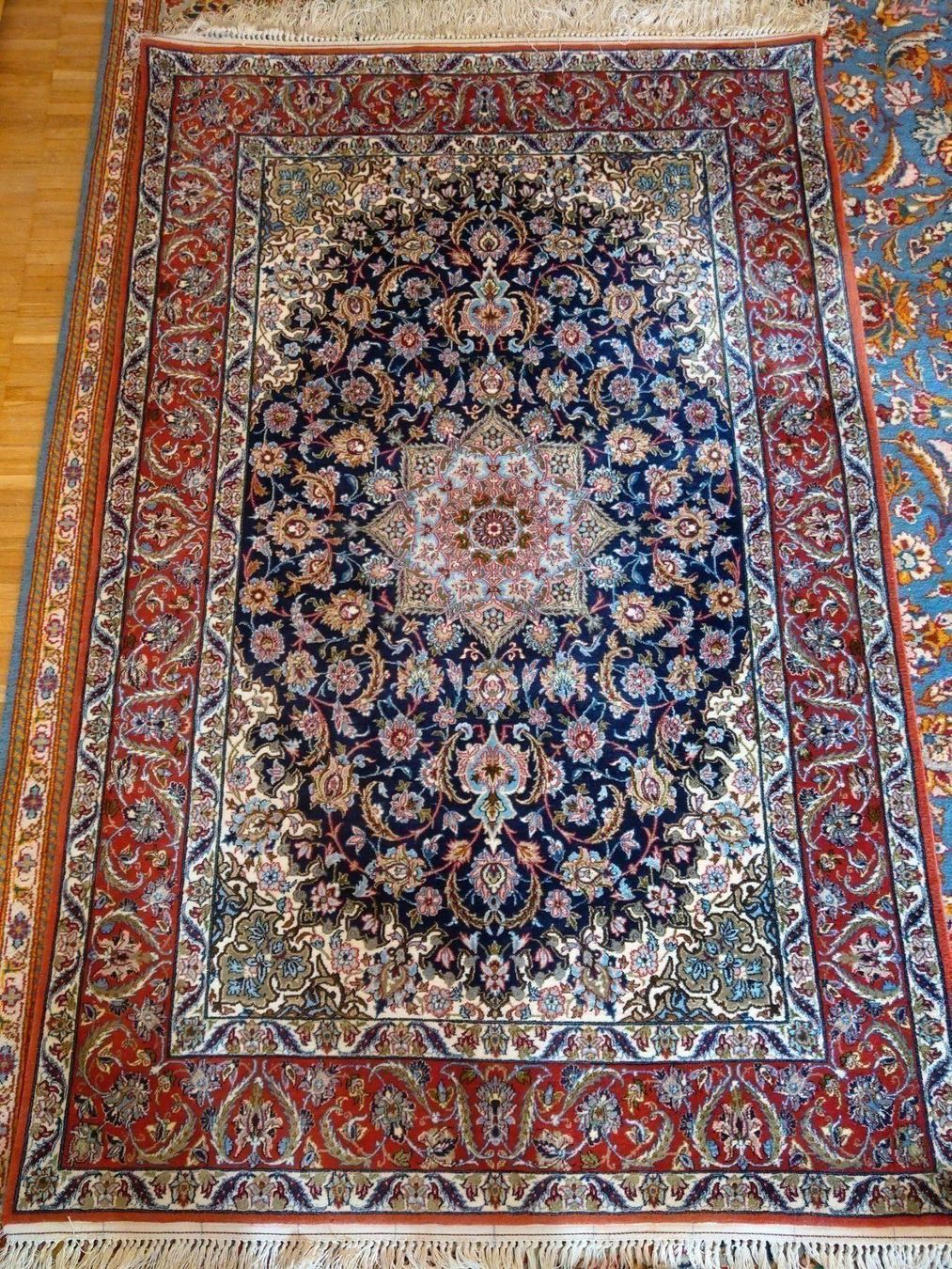 Tappeti: Orientteppich Isfahan Korkwolle auf Seide – Nuovo (secondo la descrizione) da Horgen venduto da ilanist 6
