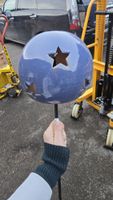 Keramik Gartenkugel Dekokugel Stern 17cm