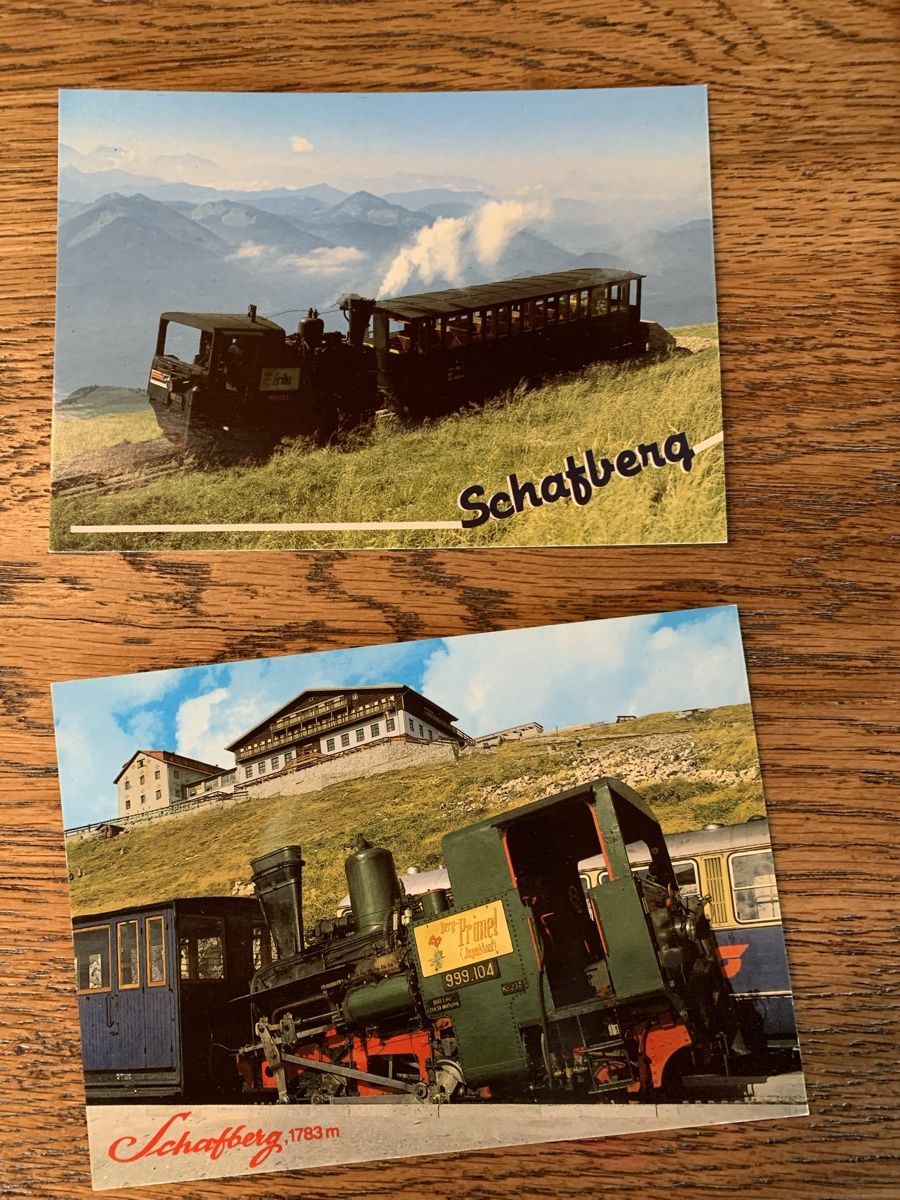 Modellini di ferrovie: Ansichtskarten Achensee und Schafbergbahn, Österreich – Usato da Winden venduto da EmilNeu 7