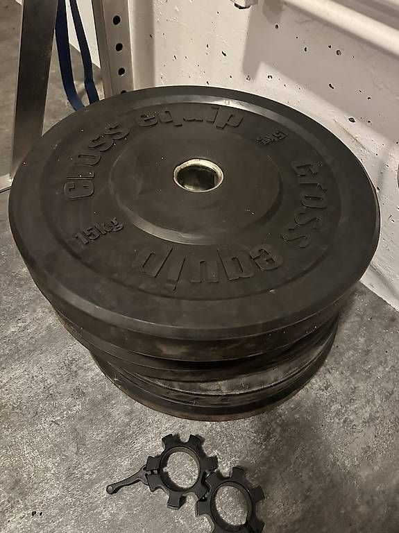 Manubri & Pesi: Bumper Plates schwarz Crossfit Gewichte – Usato da Jona venduto da Aleks__