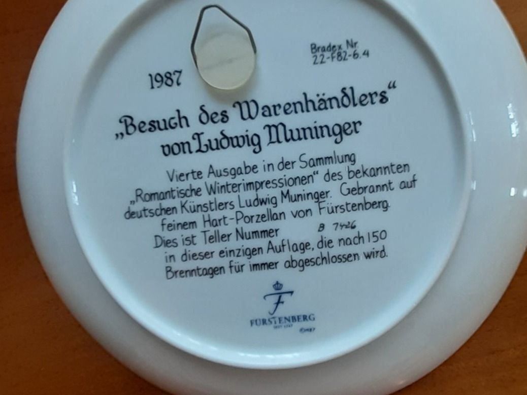 Teller: Sammelteller, Besuch des Warenhändlers – Neu (gemäss Beschreibung) aus Langenthal von Deern1 1