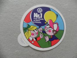 Abziehbild Kleber 45 Jahre VW Auto Werbung Nr. 1 in Schweiz