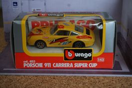Burago Porsche 911 Carrera Super Cup 1:43 OVP TOP !!!!!!!!!!