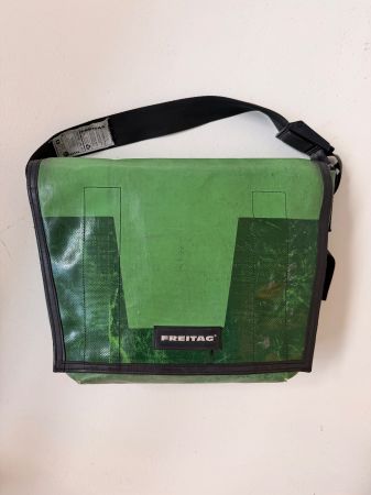Freitag Tasche Grün Freizeittasche Schultasche Shopper