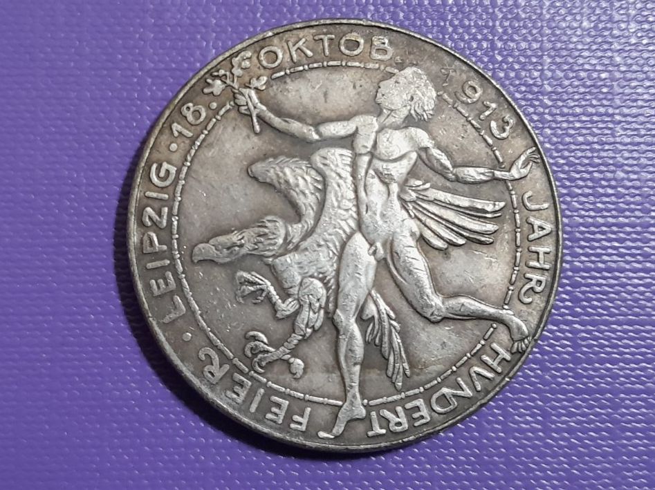 Medaillen: Medaille 1918, 100. freier Leipzig, 36mm – Gebraucht aus Aarau von Reto_BA_01