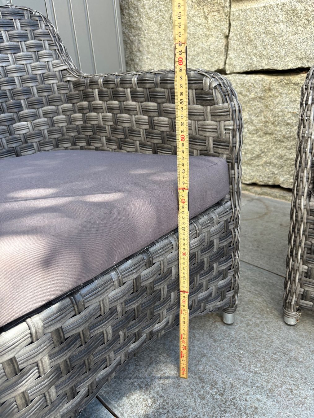 Poltrone: Polyrattan Lounge-Set (Sofa & 2 Sessel ) – Usato da Wohlen AG venduto da Rocker99 8