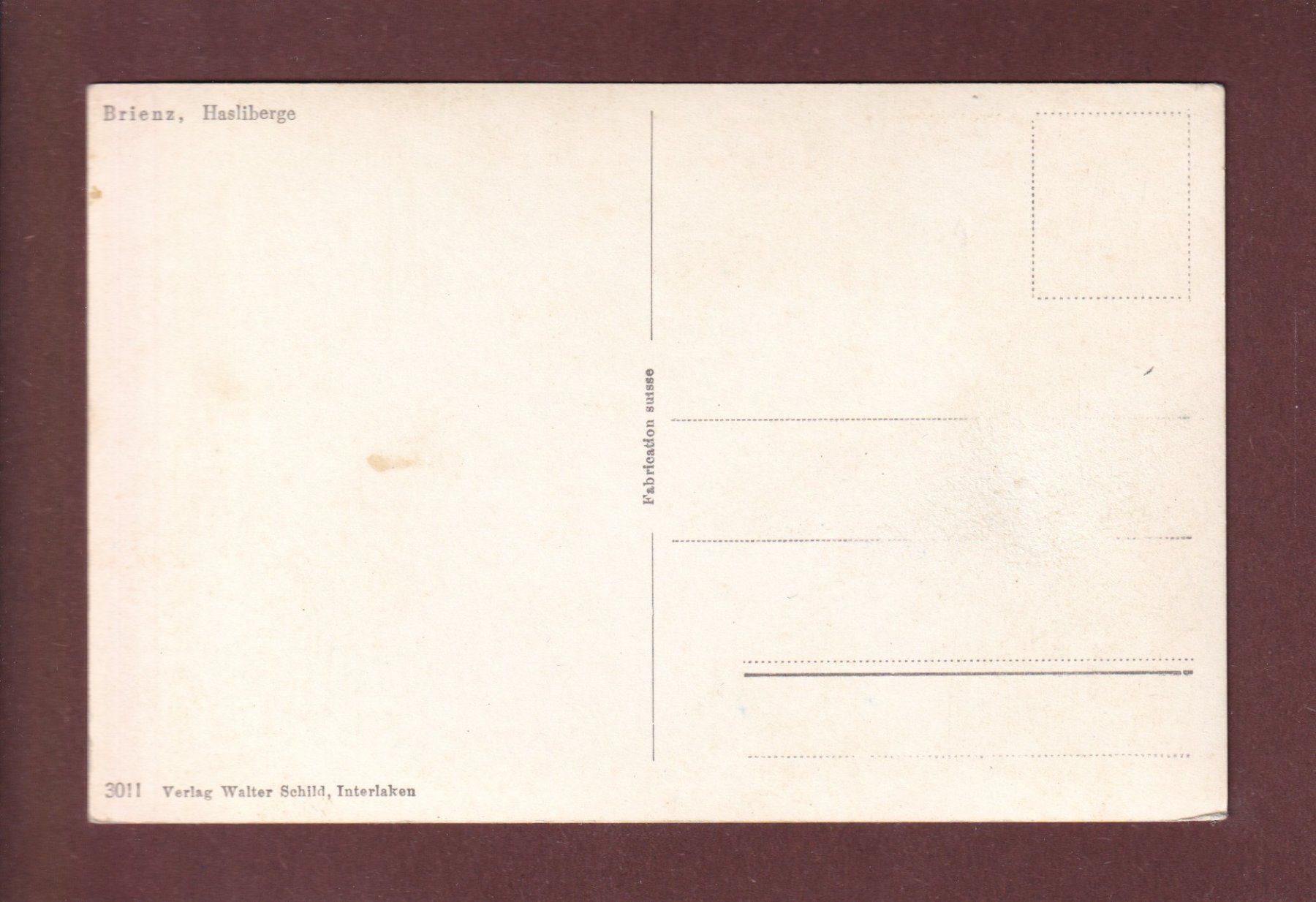 Cartoline postali: BRIENZ - Hasliberge – Usato da Pully venduto da nicecards-shop 1