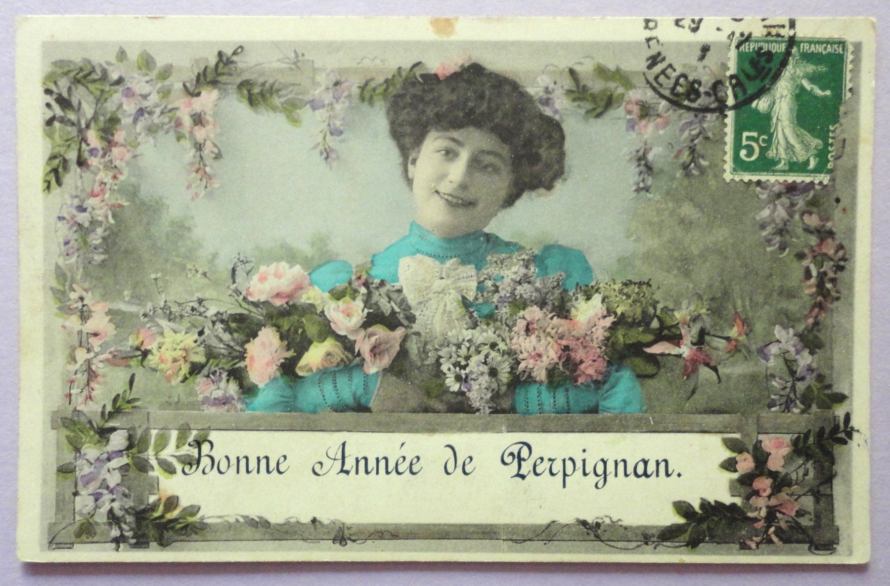 Cartoline postali: Bonne Année de Perpignan – Usato da Fétigny venduto da Billy2miny