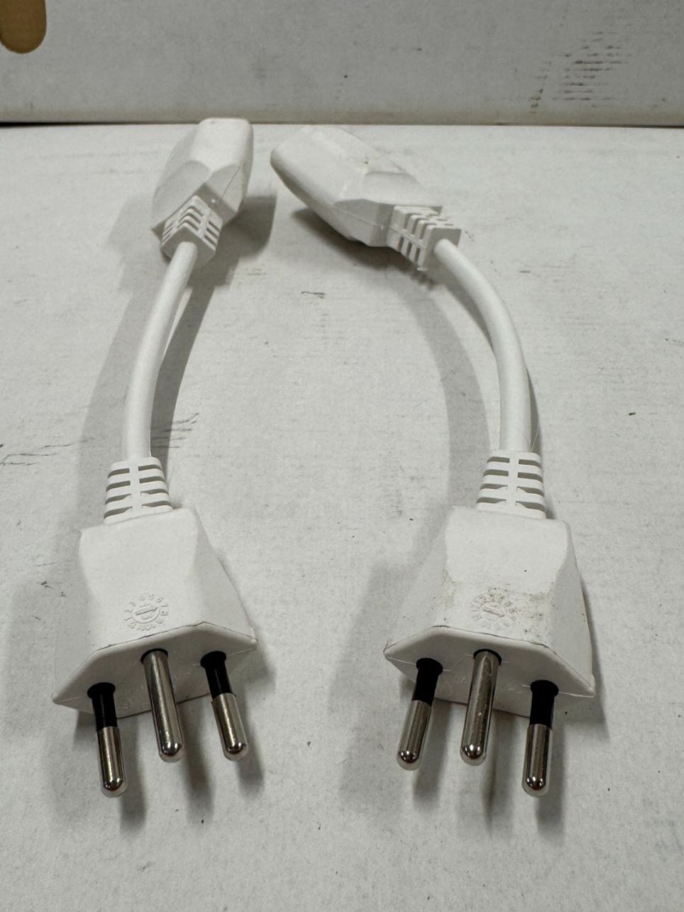 Cavi: 2x Adapter Kabel / Stromkabel, weiss (C346) – Nuovo (secondo la descrizione) da Däniken SO venduto da Profog1 2