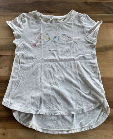 Top T-Shirt Gap Kids Grösse 128 134 Vögel Mädchen