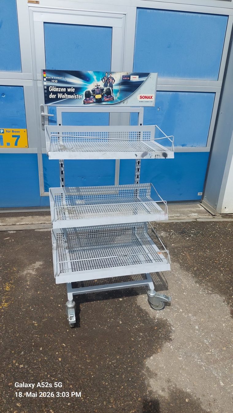 Regale: Regal,  mobiler Ständer, Gitterkorbwagen-760 – Gebraucht aus Recherswil von paulchen09 2