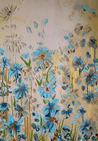 Tableau 50x70 each Acrylic Peinture 2 Set 