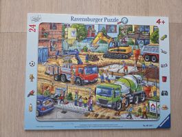 Ravensburger Puzzle Baustelle 24 Teile  4+, neuwertig