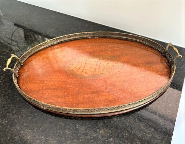 Mikinona Holz Serviertablett Mit Griff - Flight Board Für Bars, Hotels & Craft Beer