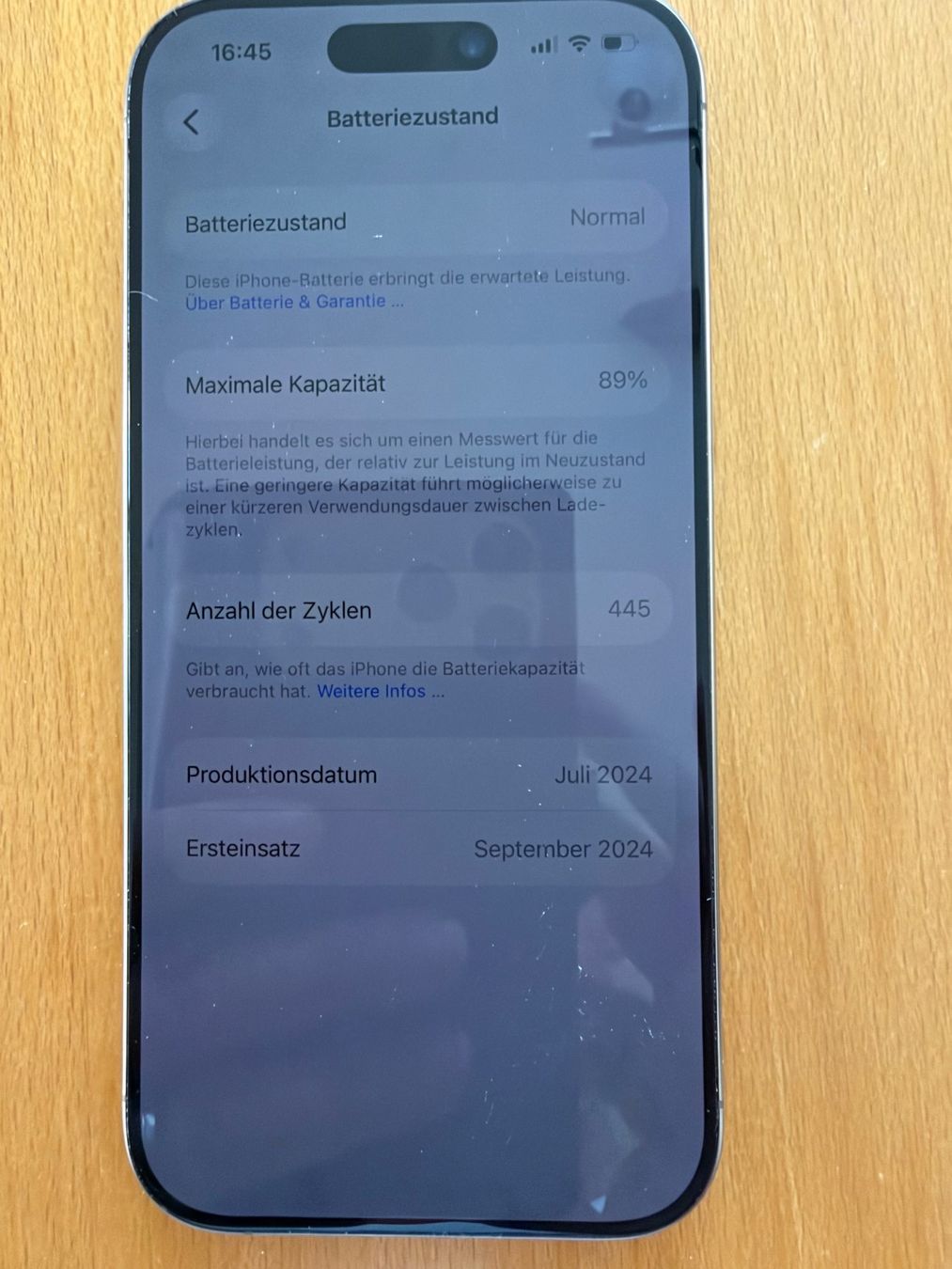 Apple Handys / Smartphones: iPhone 16 Pro – Gebraucht aus Ettingen von cor_7r7s 3