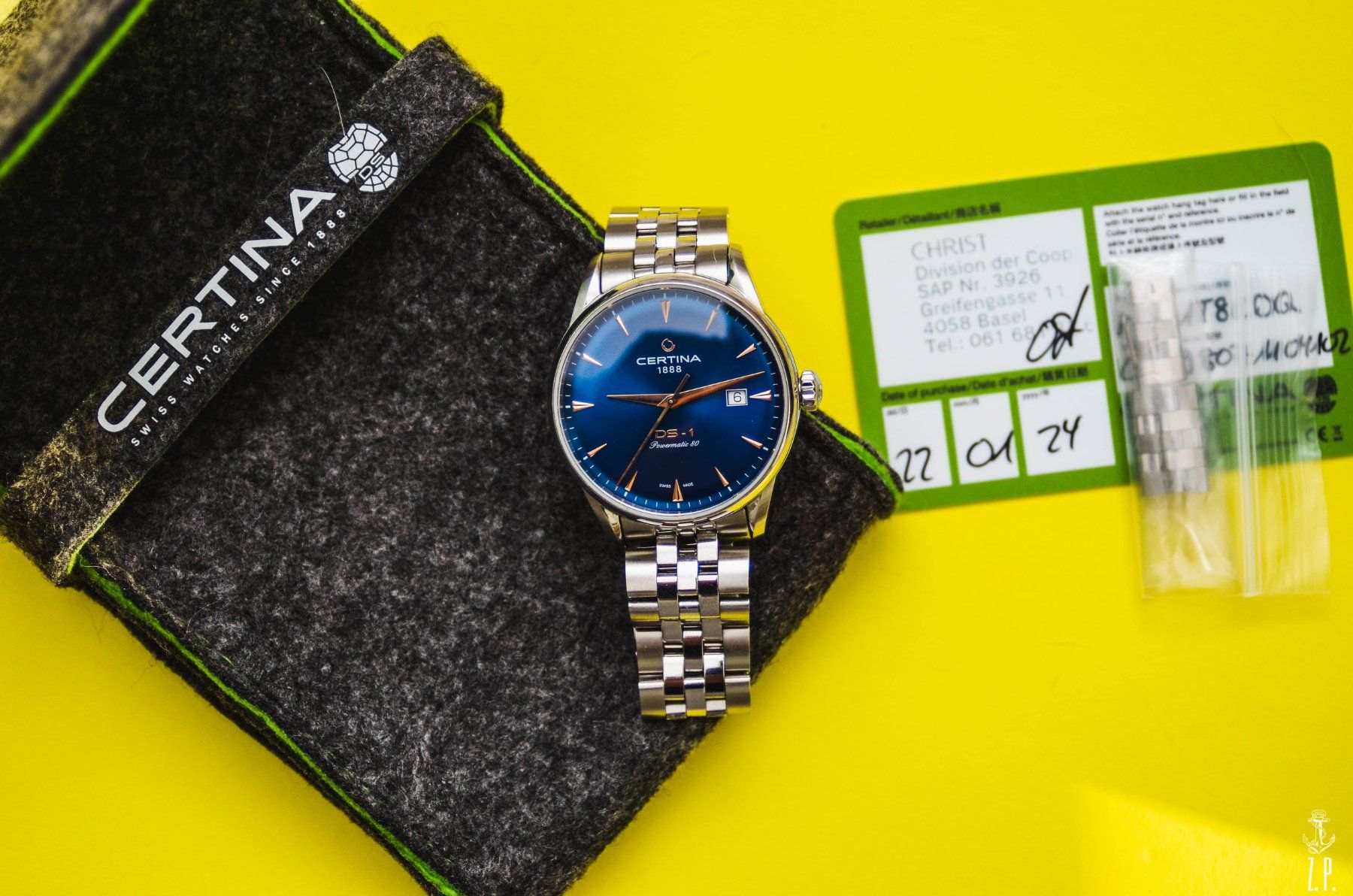 Certina Orologi: Certina Automatic DS-1 Powermatic 80 Blue Dial – Usato da Boswil venduto da ZPwatches 9